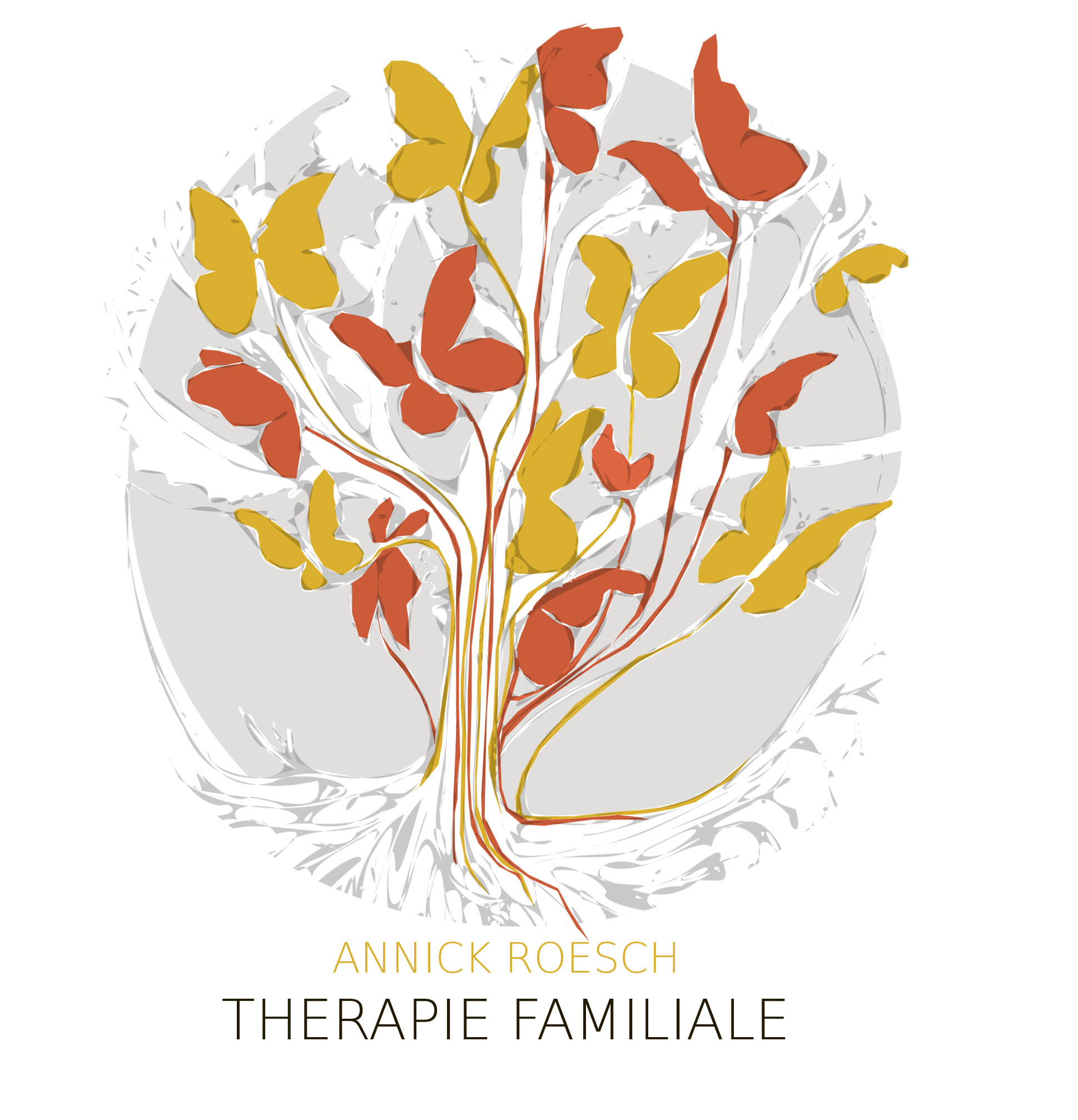 Logo Annick Roesch — arbre aux papillons